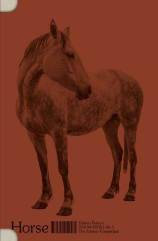 afbeelding van een paard met de tekst Horse eronder