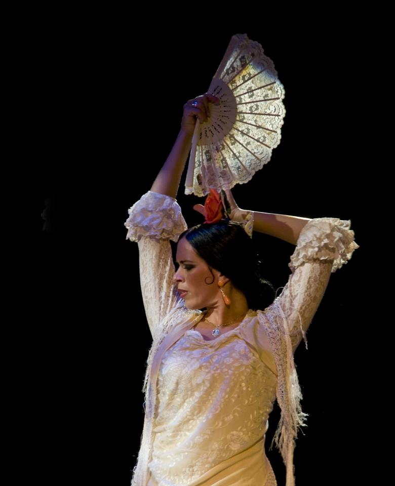 Dame danst Flamenco