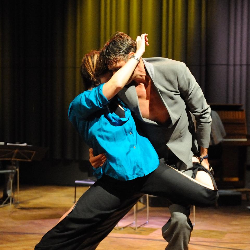 Koppel danst tango