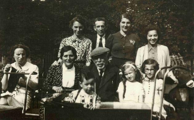 Historische familiefoto van de familie Roby Zahler