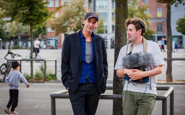 Podcastmakers Bart Vanuffelen en Lucas Derycke