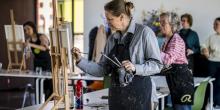 Workshop schilderen in de MASbox